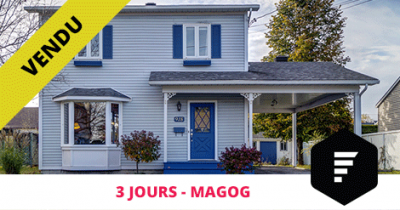 Cottage sold in Magog Flex Immobilier.