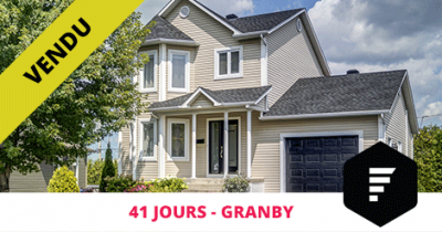 Cottage sold in Granby Flex Immobilier.
