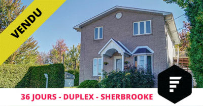 Duplex vendu à Sherbrooke Fleurimont Flex Immobilier