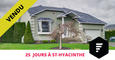 House sold in St-Hyacinthe Flex Immobilier
