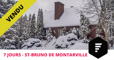 House sold in St-Bruno de Montarville South Shore of Montreal Flex Immobilier