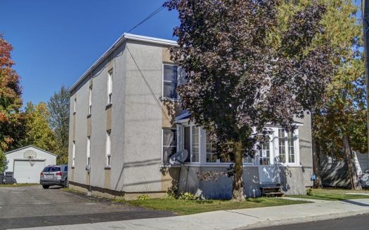 Duplex à vendre rue Taylor Waterloo Montérégie Flex Immobilier Élévation avant et garage