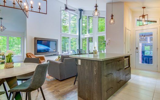 Vacation chalet for rent Airbnb Le Céleste de Portneuf Quebec Flex Immobilier